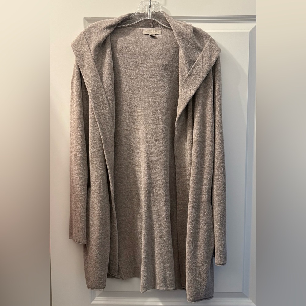 Barefoot Dreams Gray Knit Cardigan